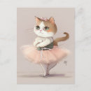 Search for cute ballerina postcards Pink