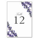 Search for lavender table cards Purple