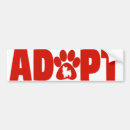 Search for adopt a pet bumper stickers Adoption