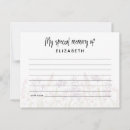 Search for guest book cards Memorial service