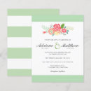 Search for simply elegant wedding invitations Green