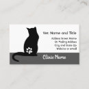 Search for cat business cards Vet