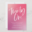 Search for ombre birthday invitations Modern