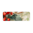 Search for holly leaves return address labels Vintage