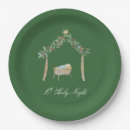 Search for religious christmas paper plates Jesus