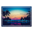 Search for palm tree sunset art Sea