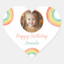 Search for watercolor heart stickers Kids birthday