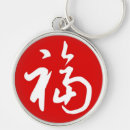 Search for chinese key rings Red