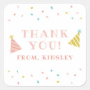 Search for sprinkles thank you stickers For kids