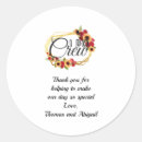 Search for mother of the groom stickers Roses