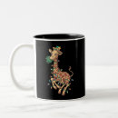 Search for funny giraffe mugs Santa