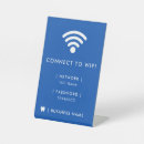 Search for wifi password signs Connect to wifi