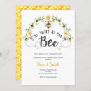 Search for honey bee gender reveal invitations Sweet as can be