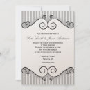 Search for grey stripe invitations Elegant
