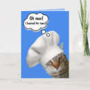 Search for funny chef cards Cute
