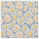 Search for blue and white floral fabric Retro
