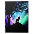 Search for wolf notebooks Northern lights