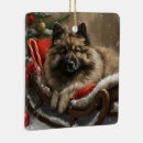 Search for keeshond christmas tree decorations Animal