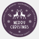 Search for snowflakes return address stickers Winter