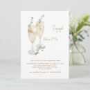 Search for foliage engagement party invitations Gold