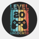 Search for 20th birthday stickers Gamer