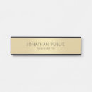 Search for black and gold door signs Glamour desk hanging