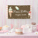 Search for ice cream birthday banners Kids birthday party