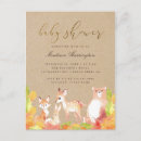 Search for kraft baby shower invitations Woodland animals