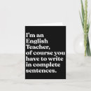 Search for english teacher cards Back to school