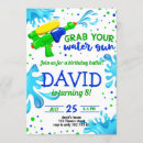 Search for water gun invitations Summer