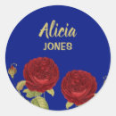 Search for red flower stickers Blue