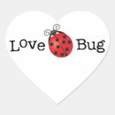 Search for ladybug heart stickers Insect