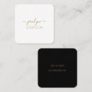 Search for gold lettering business cards Minimalist
