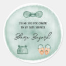 Search for geometric baby shower stickers Thank you