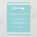 Search for blue key invitations Modern
