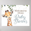 Search for blue giraffe posters Baby shower