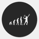 Search for funny evolution stickers Shuttlecock