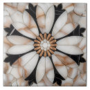 Search for black and white daisy flowers tiles Elegant