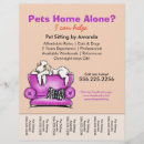 Search for cat sitting flyers Pet sitting business