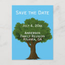 Search for family reunion save the dates Blue