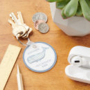 Search for blue whales key rings Ocean