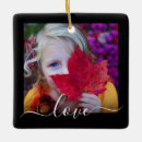 Search for cursive script christmas tree decorations For her