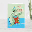Search for 5th dinosaur birthday cards Grandson