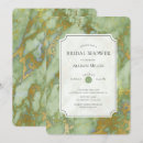 Search for green marble invitations Gold