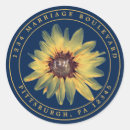 Search for rustic sunflower stickers Blue