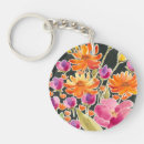 Search for orange flower key rings Botanical