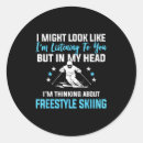 Search for skiing quotes stickers Funny