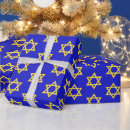Search for star of david wrapping paper Menorah