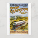 Search for vintage train postcards Illustration
