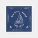 Search for lake napkins Sailboat
